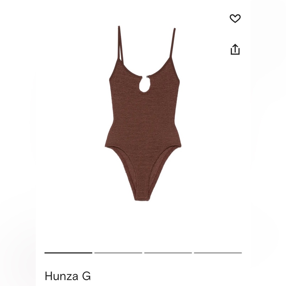Hunza G One-Piece brown Swimsuit